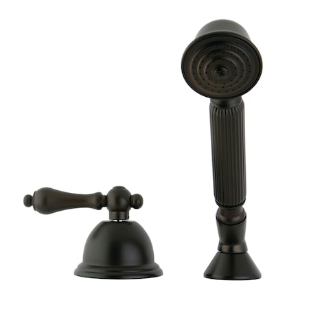 Kingston Brass Tub Filler Faucet, Oil Rubbed Bronze, Deck KSK3355ALTR